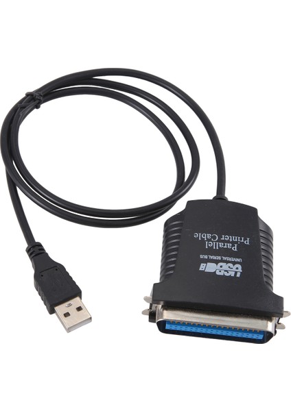 Yeni Paralel Port DB36 Lpt Yazıcı USB Express Kart Dönüştürücü Adaptörü Siyah (Yurt Dışından) fiyatları