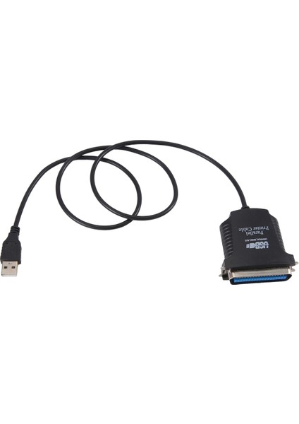 Yeni Paralel Port DB36 Lpt Yazıcı USB Express Kart Dönüştürücü Adaptörü Siyah (Yurt Dışından) indirimleri