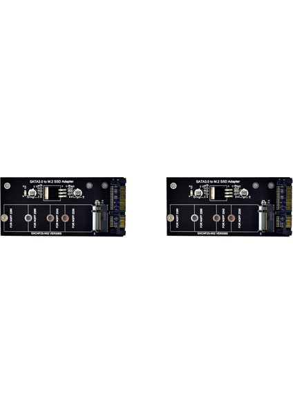 2x M2 Ngff SSD To Sata 3.0 2.5 &amp; Rdquo, M.2 SSD Adaptör Dönüştürücü Yükseltici Kartı Pc Dizüstü Bilgisayar Için 6gps&#39;ye Kadar Kart Ekleyin (Yurt Dışından)