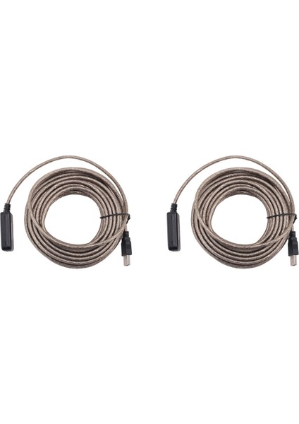 2pcs 10M USB 2.0 Uzatma Aktif/ Tekrarlayıcı 480 Mbp Aktif USB Uzatma Kablosu (Yurt Dışından)