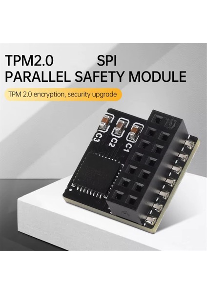 Tpm 2.0 Spı Paralel Şifreleme Güvenliği Modülü 14 Pin Spı Uzak Kart Kartı Şifreleme Güvenlik Kartı Asus Için (Yurt Dışından) fiyatları