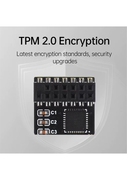 Tpm 2.0 Spı Paralel Şifreleme Güvenliği Modülü 14 Pin Spı Uzak Kart Kartı Şifreleme Güvenlik Kartı Asus Için (Yurt Dışından) modelleri