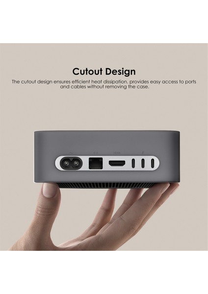 Apple Mac Mini M4/m4 Pro Fall Anti-Fall Silikon Silikon Için Koruyucu Kapak Kılıfı Mac M4/m4 Pro Aksesuarları B Için Koruyucu Kılıf (Yurt Dışından) fırsatları