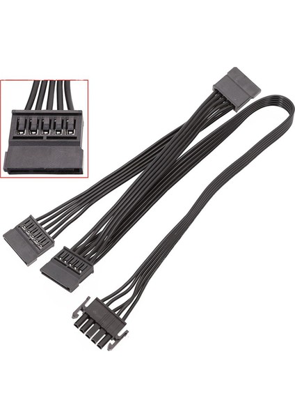 Enermax Modüler Psu Için 3x 5pin Ila 3 Port Sata Periferik Güç Kaynağı Kablosu (Yurt Dışından) fırsatları