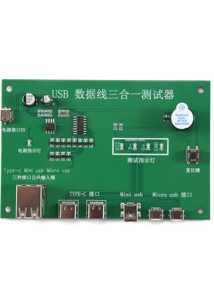 3&#39;ü 1 USB Kablo Triad Test Cihazı Şarj Kablo Test Kartı Tpye-C Mini USB Miniusb Pcb Kart Veri Tel Test Fikstürü (Yurt Dışından) fiyatları