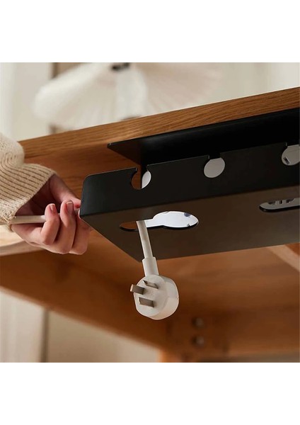 Masa Kablo Yönetimi Altında Kablo Tepsisi Güç Şerit Teli Tutucu Ofis Bilgisayar Masa Kablosu Kutusu (Yurt Dışından)