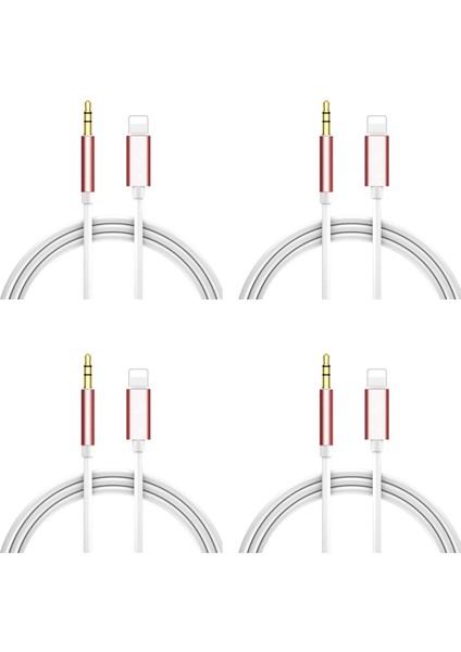 Iphone5 ve Üst Modeller ve Ipad-Rose Altın Için 3,5 mm Aux Kablosuna Kadar Araba Elması Için iPhone Aux Aux Cord Aux Aux Kablosu (Yurt Dışından)
