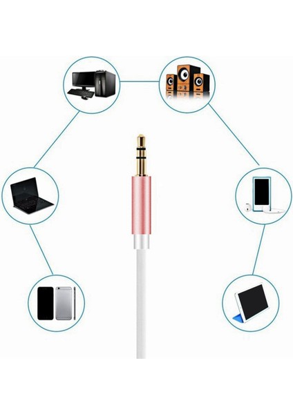 Iphone5 ve Üst Modeller ve Ipad-Rose Altın Için 3,5 mm Aux Kablosuna Kadar Araba Elması Için iPhone Aux Aux Cord Aux Aux Kablosu (Yurt Dışından) indirimleri