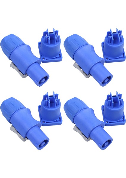 4 Powercon Tip A NAC3FCA+NAC3MPA-1 Şasi Fiş Paneli Konektörü (Yurt Dışından)