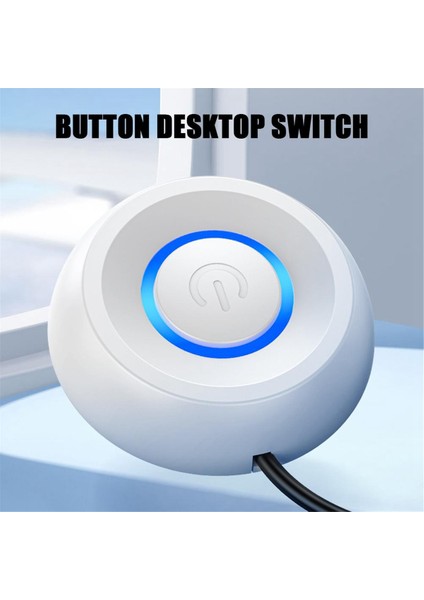 1.8m Bilgisayar Masaüstü Anahtarı Pc Anakartı Harici Başlatma Gücü Açma/kapama Düğmesi Uzantı Kablosu Yuvarlak Başlangıç ​​anahtarı (A) (Yurt Dışından) fırsatları