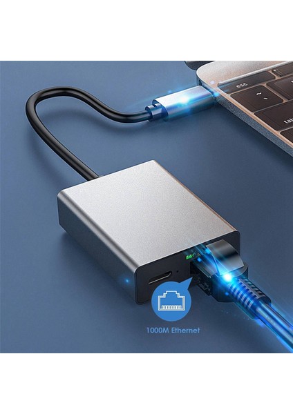 Google Tv Için 2x 4K USB Dock Adaptörü USB C Ethernet USB C - Ethernet Adaptör Fişi ve Oynat Pd Şarjı (Yurt Dışından) indirimleri