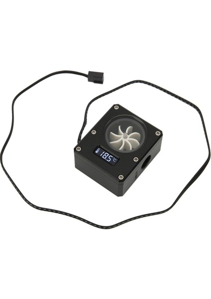 Pc Su Soğutma Akışı Ölçer Göstergesi 12V Küçük 3pin Arayüz G1/4 Iplik Pom Pas Geçirmez Bilgisayar Akış Ölçer Gümüş (Yurt Dışından) fiyatları