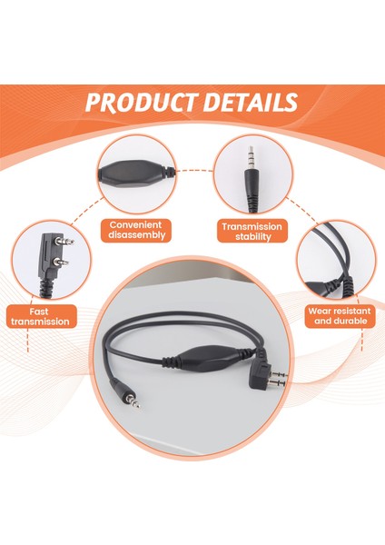 Aprs-K1 Kablo Ses Arayüz Kablosu Baofeng/kenwood/wouxun/tyt Quansheng Android (Aprsdroid) -Ios (Aprspro) (Yurt Dışından) indirimleri