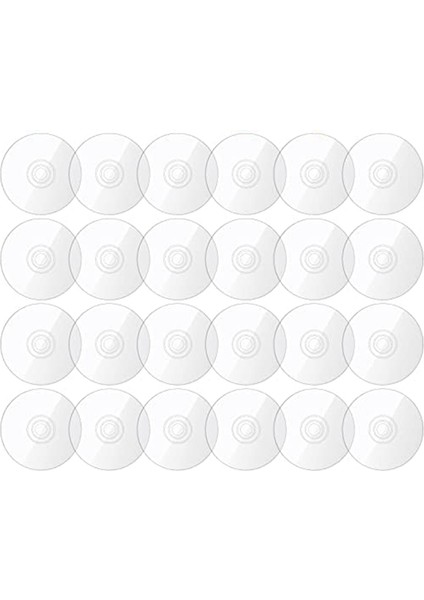 Dekorasyon Için Boş Cd&#39;ler Için Temiz Cd&#39;ler Dıy Estetik Duvar CD Oda Dekoru Şeffaf Duvar Cds El Sanatları (50 Pc) (Yurt Dışından)