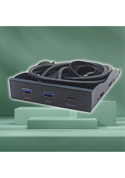 Usb3.2 Gen2 Tip-C 3.5 Inç Disket Ön Panel 2 Bağlantı Noktası Usb3.2 + 1 Bağlantı Noktası Usb3.2 3,5 Inç Disket Sürücü Bölmesi Için 20GBPS Tip 20GBPS (Yurt Dışından) indirimleri
