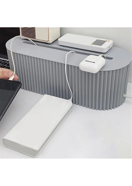 Fiş Tahtalı Saklama Kutusu Kablo Tel Organizatör Kılıfı Soket Kablosuz Wifi Yönlendirici Masaüstü Veri Hattı Fiş Tutucu Rafı, Mavi (Yurt Dışından) modelleri