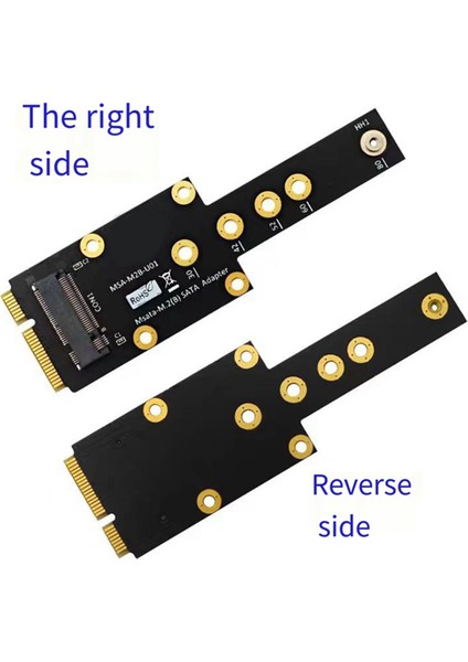 Msata-Ngff Anahtar B SSD Adaptör Kartı Yeni M.2 Anahtar B L-Mini Pcıe Çok Fonksiyonlu Modül (Yurt Dışından) fırsatları