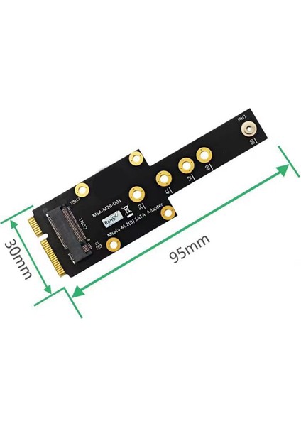 Msata-Ngff Anahtar B SSD Adaptör Kartı Yeni M.2 Anahtar B L-Mini Pcıe Çok Fonksiyonlu Modül (Yurt Dışından) indirimleri