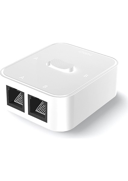 2 Port RJ45 Lan Cat6 Anahtar Seçici 1000MBPS 2 /1 Out /1&#39;de 2 Out 2&#39;de 1 OUTB45 Ağ Splitter (Yurt Dışından)