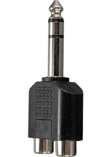 3x 6.35MM 1/4 Inç Erkek Stereo Ila 2 Çift Rca Dişi Y Splitter Ses Adaptör Dönüştürücü (Yurt Dışından) fiyatları