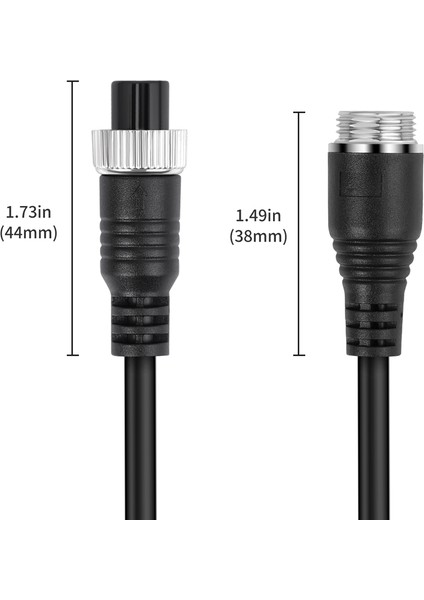 Arka Görünüm Kamerası ve Monitör Için Video Kamera Kablosu, Araba Kamyonu Için 4pin Havacılık Uzatma Kablosu Uzatma Kablosu Rv 10M (Yurt Dışından) modelleri