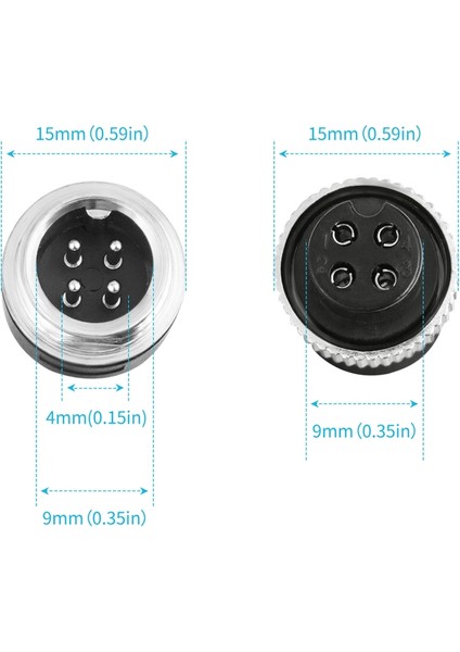 Arka Görünüm Kamerası ve Monitör Için Video Kamera Kablosu, Araba Kamyonu Için 4pin Havacılık Uzatma Kablosu Uzatma Kablosu Rv 10M (Yurt Dışından) indirimleri