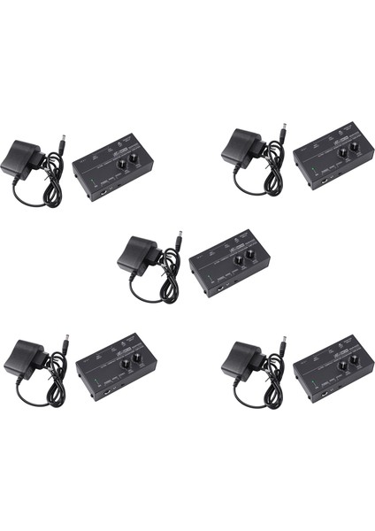 5x MA400 Kulaklık Önsözü Mikrofon Preampifikatör Kulaklık Önsözü Kişisel Monitör Mikseri, Ab Fiş (Yurt Dışından)