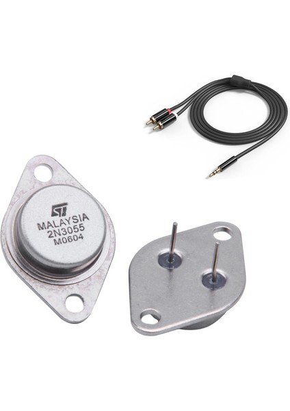 4 x 2N3055 15A 60V Npn Af Asoyo Güç Transıstor-3.5 mm Ila 2 Rca Ses Kablosu 1m ile 3 (Yurt Dışından) fiyatları
