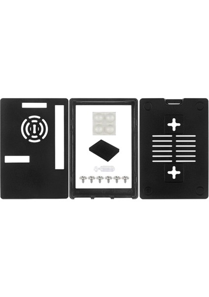 Raspberry Pi 5 Abs Kılıfı 3,5 Inç Ekran Radyatör Soğutma Fanı Kurulumu Için (Yurt Dışından)