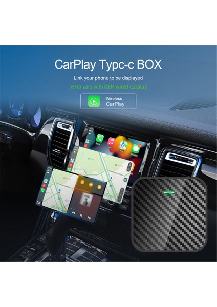 Kıa Vw Toyota Peugeot Volvo Için Kullanıcı Aı Box Mini Kablosuz Carplay Adaptörü Kablosuz Carplay Dongle (Yurt Dışından)