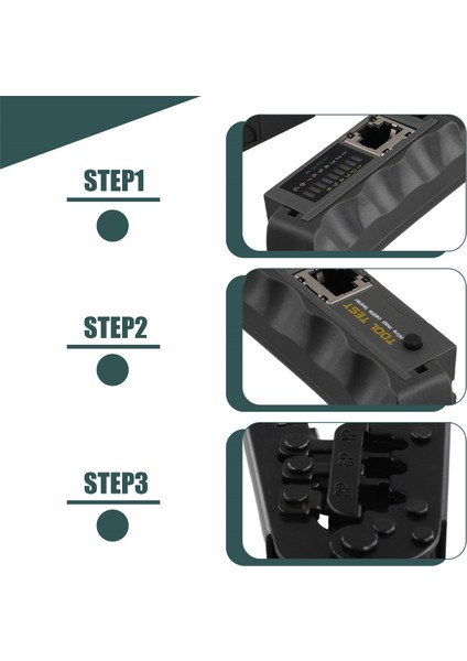 RJ45 Crıtper Neted Lan Kablo Tester Kesme Araçı Cat7 Cat6 Cat5 RJ11 RJ12 RJ45 Kısa Metal Klip (Yurt Dışından) indirimleri