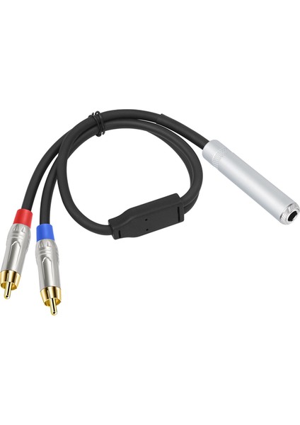 6.35MM Dişi Ila 2 Rca Erkek Kablo Stereo Ses Kablosu 1/4 Inç Kriko - 2 Rca Ses Ayrıştırıcı Kablosu (Yurt Dışından) fiyatları