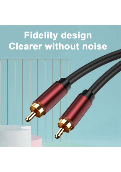 2x Rca Lotus Kablosu Subwoofer Kablo Av Lotus Kafa Ses Kablosu Projeksiyon DVD Tv Kablosu Rca - Rca 5m/16.4ft (Yurt Dışından) indirimleri