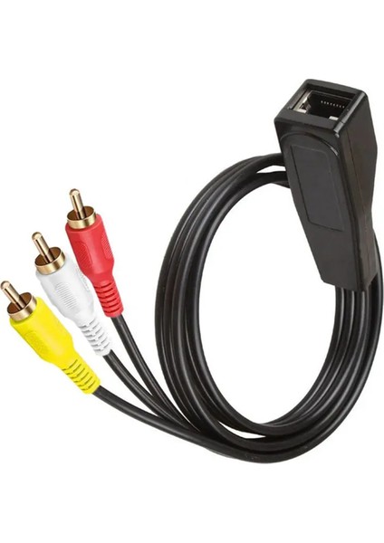 305 Metre Ses ve Video Kablosu Uzatmak Için RJ45 Dişi - 3rca RJ45 Ila 3 Lotus Çiçeği Genişletici ve Ağ Kablosu ile (Yurt Dışından) modelleri