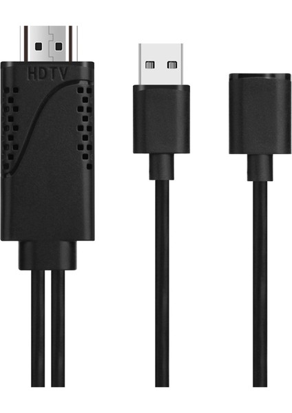 2&#39;den 1 USB Dişi-Hdmı Uyumlu Erkek Hdtv Adaptör Kablosu 1080P Dijital Av Hd Tv Projektör Dönüştürücü Görüntüler (Yurt Dışından) indirimleri
