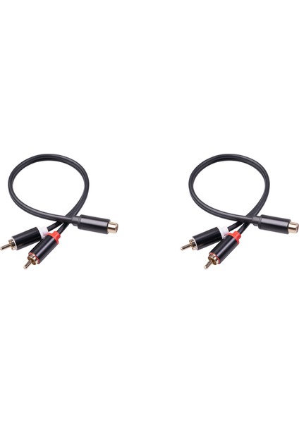 2x Rca Kablosu 2 Rca Erkek - 1 Rca Dişi Adaptör Ses Kablosu Aux Kablosu Iphone Edifer Ev Sineması DVD VCD Kulaklıklar (Yurt Dışından) modelleri