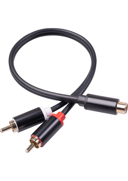 2x Rca Kablosu 2 Rca Erkek - 1 Rca Dişi Adaptör Ses Kablosu Aux Kablosu Iphone Edifer Ev Sineması DVD VCD Kulaklıklar (Yurt Dışından) fırsatları
