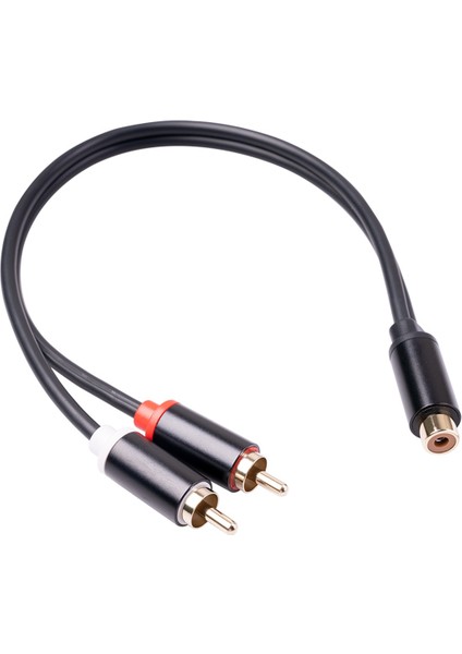 2x Rca Kablosu 2 Rca Erkek - 1 Rca Dişi Adaptör Ses Kablosu Aux Kablosu Iphone Edifer Ev Sineması DVD VCD Kulaklıklar (Yurt Dışından) indirimleri