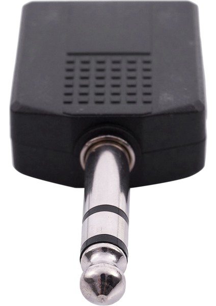 2x Mono 6.35MM Erkek Fişine Çift 6.35MM Dişi Soket Ayırıcı Adaptör Konnektörü (Yurt Dışından) indirimleri