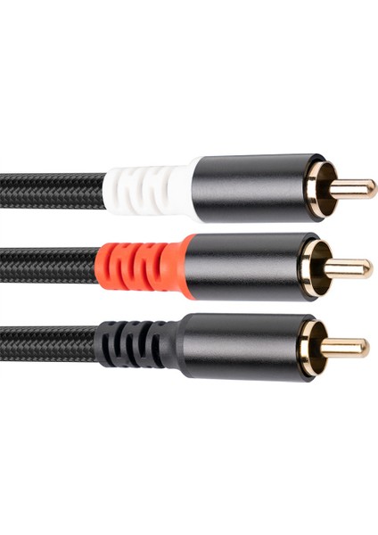 2x Rca Y Adaptör Kablosu Subwoofer Y Kablo 1x Rca Ila 2x Rac Ses Kablosu 1 Rca Ila 2 Rca Güç Amplifikatörü Ses Kablosu, 5 Metre (Yurt Dışından) indirimleri