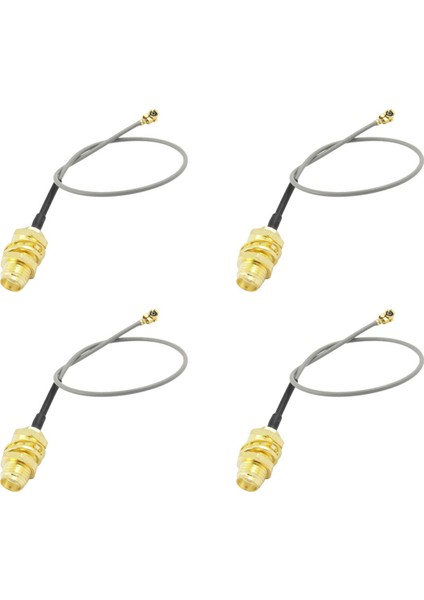 Wifi Network Için 4x U.fl Ipx - Sma Kadın Pigtail Kablosu 1.13MM (Yurt Dışından)