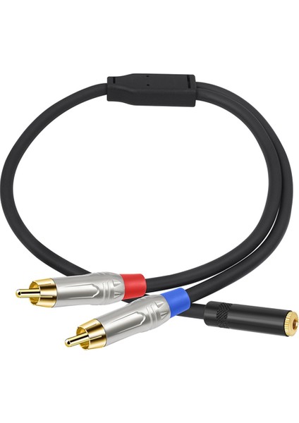 3,5mm - 2rca Ses Kablosu Kadın - Erkek Y 2rca Sonratıcı Telefon Için 3.5mm Adaptör Ev Sineması Amplifikatörleri Hoparlör Stereo (Yurt Dışından)