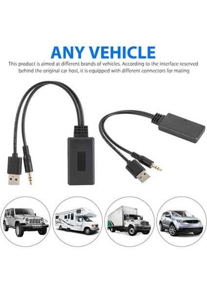 Araba Kablosuz Bluetooth Modül Müzik Tüm Modeller Jierui-Bt 5908 Yardımcı Adaptör Için Alıcı Aux E92 (Yurt Dışından) fiyatları