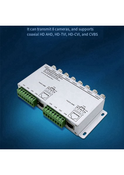 Tvı Cvı Ahd Kameralar Için 2x Pasif Video Balun Bükülmüş Çiftler Aracılığıyla Cctv Utp Video Balun 8ch Alıcı -Verici Bnc - Utp RJ45 (Yurt Dışından) fiyatları