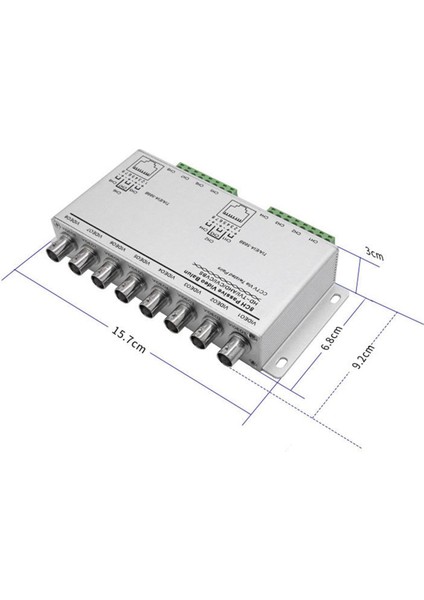 Tvı Cvı Ahd Kameralar Için 2x Pasif Video Balun Bükülmüş Çiftler Aracılığıyla Cctv Utp Video Balun 8ch Alıcı -Verici Bnc - Utp RJ45 (Yurt Dışından) fırsatları