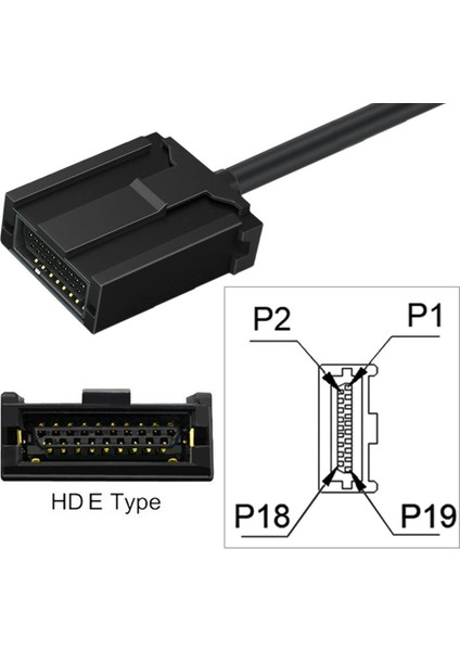 1.5m HDMI Uyumlu E Tipi Erkekten Erkek Araba Hdtv Ses ve Video Iletim Kablosu Için Kilit Uzatma Kablosu (Yurt Dışından) modelleri
