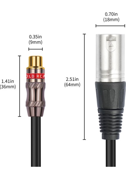 30CM Rca Dişi - 3pin Xlr Erkek Dönüştürücü Kablosu Korumalı Dönüştürücü Ses Adaptörü Yama Kablosu (Yurt Dışından) fırsatları