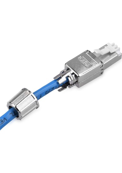 RJ45 Ağ Konektör Paketi 12 CAT6A Rj -45 Ağ Konektörleri Seti -Kalıcı Cat 6A Ethernet Kablo Gerinim Kaldırma Fişleri (Yurt Dışından) indirimleri