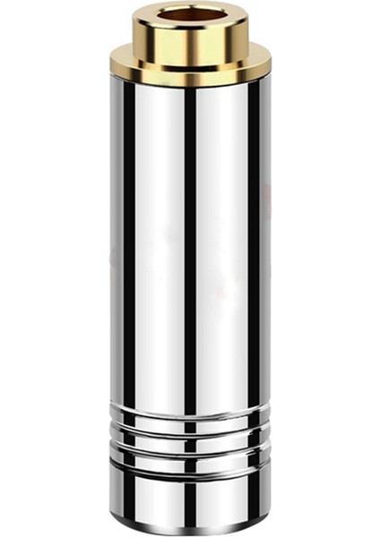 2x Dişi Jak Ses Fişi Dengeli Stereo Kulaklık 4.4mm 5 Kutuplu Metal Adaptör Tel Konektörü Kulaklık Gümüşü Için (Yurt Dışından)