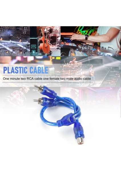 1 Rca Dişi Için 2 Rca Erkek Adaptör Ayırıcı Kablosu Için 3 Adet Ses Bağlantısı (Yurt Dışından) fırsatları